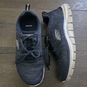 Skechers Men's Navy Slip-On Knit Sneakers